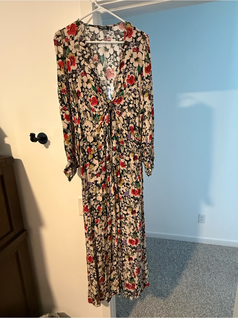 Nasty Gal maxi floral dress